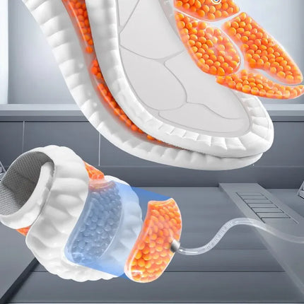 Nuevo cojín de plantilla deportiva de látex, plantillas cómodas para fascitis Plantar para pies, hombre y mujer, suela de zapato ortopédico, accesorios para correr