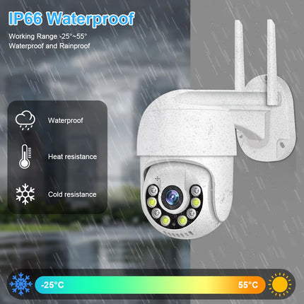 Smar 8CH NVR 5MP Kit de cámara inalámbrica Ai Humman detectar al aire libre 3MP PTZ WiFi visión nocturna CCTV sistema de vigilancia de seguridad ICsee