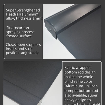 SmartMatters persianas opacas inalámbricas motorizadas para Windows Smart Zigbee Wifi Tuya Alexa Google Home Compatible