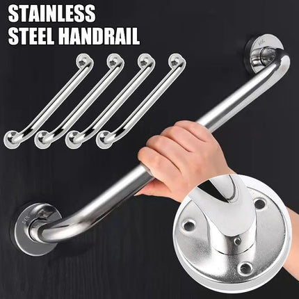 Reposabrazos de Acero Inoxidable – Alta Resistencia, Antioxidante y Fácil de Instalar para Baño, Hogar u Hospital