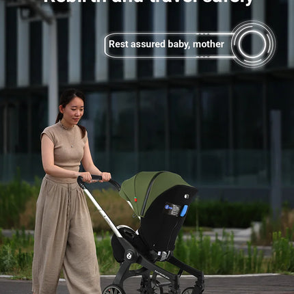 Cochecito de bebé multifuncional 4 en 1, carrito Convertible para recién nacido, asiento de seguridad, Combo, cochecito de bebé plegable