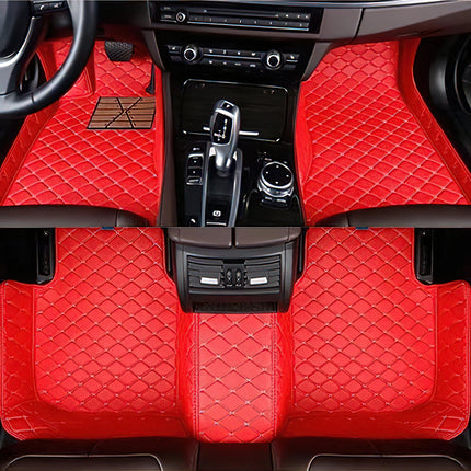 Alfombrillas de Coche de Cuero para SEAT Ibiza Mk3 6L (2002-2008) – Alfombrillas para Pies de Vehículo, Protección Duradera y Estilo Elegante