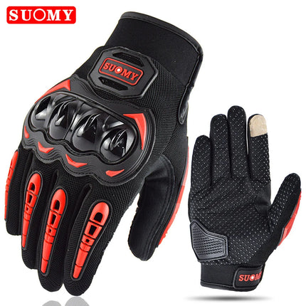 Suomy Guantes de Moto Guantes de Moto pantalla táctil Guantes transpirables Guantes de Moto carreras verano primavera hombres mujeres Luva Moto DH