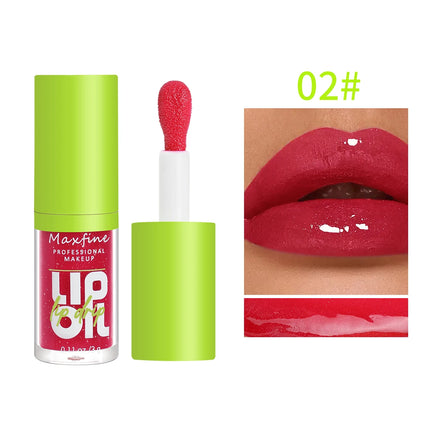 Brillo de labios hidratante de 6 tonos, aceite luminoso, líquido transparente brillo de labios hidratante, potenciador de labios natural, hacer labios