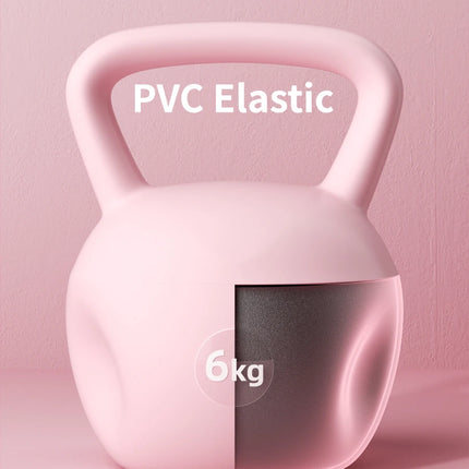 Kettlebells suaves con Base antideslizante resistente a impactos, juegos de pesas de entrenamiento de agarre ancho para levantamiento de pesas en el hogar