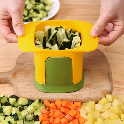 Vegetable Chopper Onion Dicing Artifact French Fries Slicer Kitchen Gadget Cucumber Potato Slicer Fruit Veggie Cutting Tool