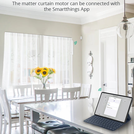 Zemismart-Motor de cortina inteligente Matter Over Thread, aplicación de Google Home, Control automático de sistema de cortina