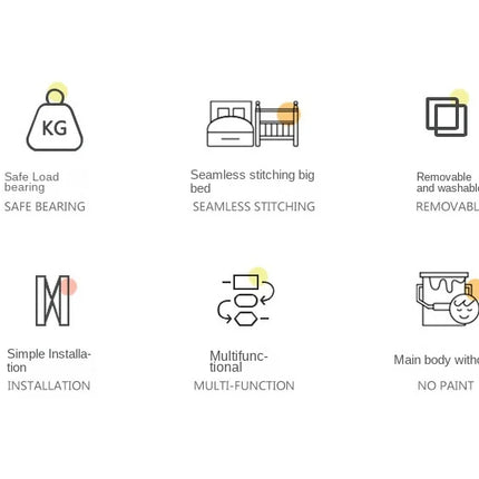 Cama de empalme grande para recién nacido, mecedora de bebé bb, cuna para niños, multifuncional, móvil y plegable