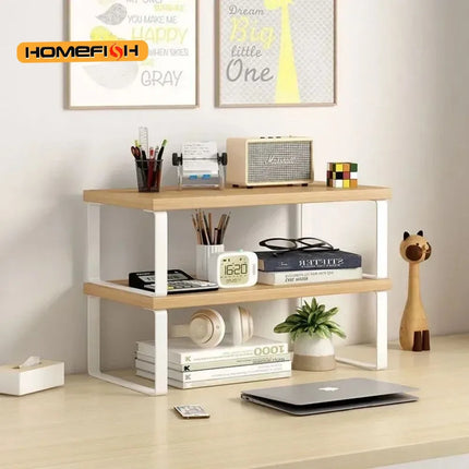 Monitor de ordenador Base de Monitor elevada estante de almacenamiento para el hogar y la Oficina estante de almacenamiento creativo de escritorio suministros de almacenamiento de oficina