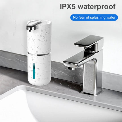 Dispensador Automático de Jabón sin Contacto de 380 ml – Sensor Infrarrojo y Carga USB para Baño y Cocina