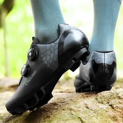 GL zapatos de ciclismo MTB tacos zapatos al aire libre bicicleta de montaña zapato de Pedal plano SPD transpirable velocidad de carreras calzado de bicicleta interior