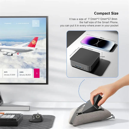 Mini PC Gamer con Windows 11 Pro – Intel Core i9, 16GB DDR4, 1TB SSD, 4K HD