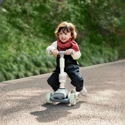 Cochecito de bebé 4 en 1, Scooter, coche yo-yo plegable para bebé de 2 a 7 años, puede sentarse y montar, carrito multifuncional para niños