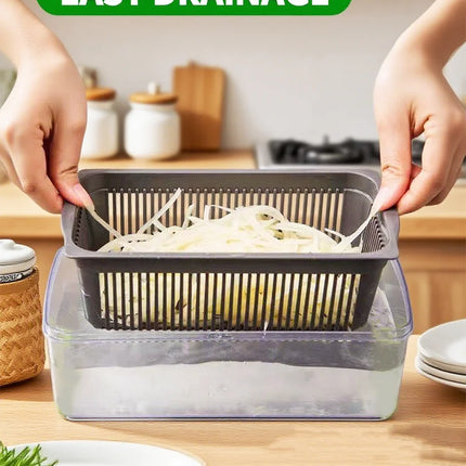 Multifunctional Vegetable Chopper Handle Food Grate Food Chopper Vegetable Slicer Dicer Cut 14/16 in 1 Kitchen Items Cocina