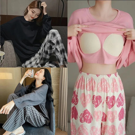 2 Piezas de Pijamas de Talla Grande para Mujer – Cómodo y Versátil