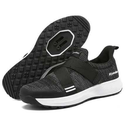 Zapatos de ciclismo mtb, calzado de montaña con pedal plano para hombre, zapatillas de ciclismo para interiores, zapatos con tacos de bloqueo de velocidad, zapatos de trekking para bicicleta