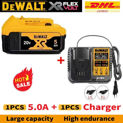 DeWalt – Taladro de Impacto sin Escobillas 20V, DCD805 | Taladro Atornillador Eléctrico Multifunción con Batería de Litio Recargable