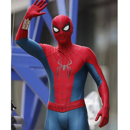 Nuevo día Spiderman Cosplay nuevos trajes de superhéroe LICRA Zentai trajes Spidey niños trajes disfraz de Halloween niños adultos
