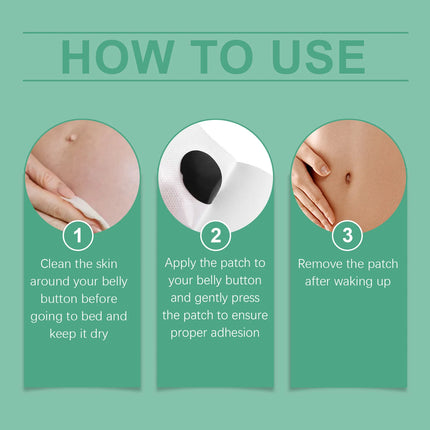Parche de hierbas para el ombligo, promueve el metabolismo, quemar grasa, mejorar la circulación gastrointestinal, elimina el edema, pegatinas de desintoxicación corporal