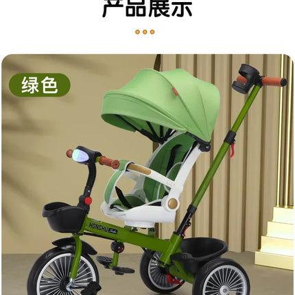 Nuevo Cochecito de bebé multifuncional 4 en 1 con cochecito de niño giratorio y reclinable de 1 a 6 años