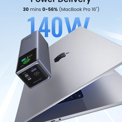 UGREEN Nexode 200W 25000mAh banco de energía portátil PD batería externa PowerBank para Macbook Pro para iPad estación de energía de carga rápida