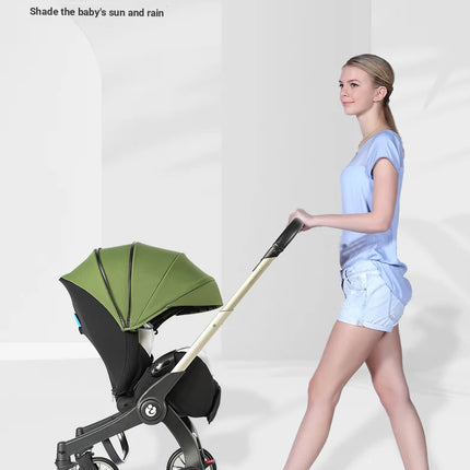 Cochecito de bebé multifuncional 4 en 1, carrito Convertible para recién nacido, asiento de seguridad, Combo, cochecito de bebé plegable