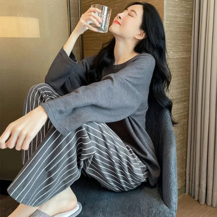 2 Piezas de Pijamas de Talla Grande para Mujer – Cómodo y Versátil