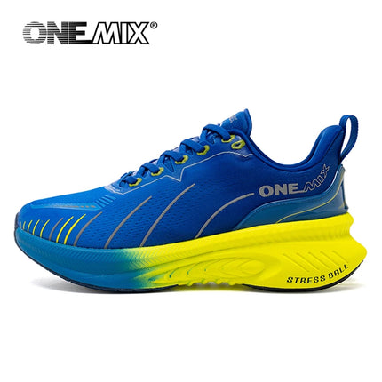¡Novedad de ONEMIX! Zapatillas de correr para hombre, zapatillas deportivas antideslizantes para mujer