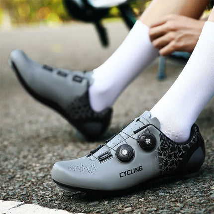 GL zapatos de ciclismo MTB tacos zapatos al aire libre bicicleta de montaña zapato de Pedal plano SPD transpirable velocidad de carreras calzado de bicicleta interior