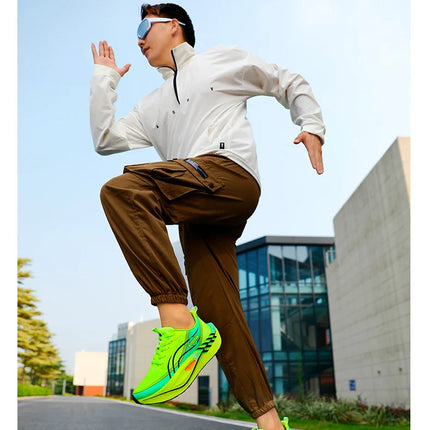 Zapatillas para correr para hombre, tabla de carbono, deportes especiales para maratón, transpirables, ligeras, cómodas zapatillas deportivas antideslizantes para mujer