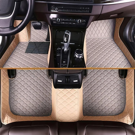 Alfombrillas de Coche de Cuero para SEAT Ibiza Mk3 6L (2002-2008) – Alfombrillas para Pies de Vehículo, Protección Duradera y Estilo Elegante