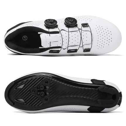 Zapatos de ciclismo MTB para hombre, zapatillas deportivas para bicicleta de montaña y carretera, zapatillas planas para ciclismo de velocidad, calzado plano para bicicleta de montaña, tacos SPD
