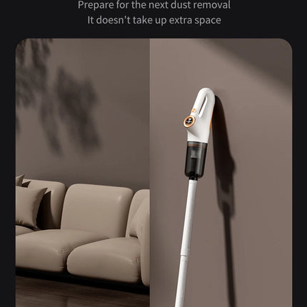 Aspirador inalámbrico: filtro Hepa húmedo y seco, tiempo de ejecución de 30 minutos, 180 °   Aspirador de varilla flexible, aspirador de mano para el hogar