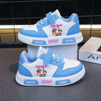 KPop Demon Hunters zapatillas de deporte informales para niños, zapatos deportivos para niñas, zapatos para correr de baloncesto para estudiantes de dibujos animados, zapatos de tenis para niños, regalos