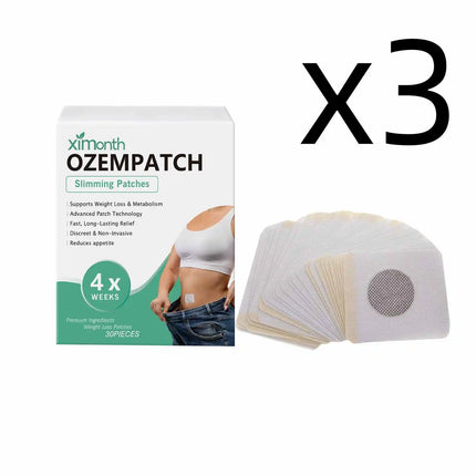 Parche de hierbas para el ombligo, promueve el metabolismo, quemar grasa, mejorar la circulación gastrointestinal, elimina el edema, pegatinas de desintoxicación corporal