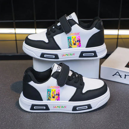 KPop Demon Hunters zapatillas de deporte informales para niños, zapatos deportivos para niñas, zapatos para correr de baloncesto para estudiantes de dibujos animados, zapatos de tenis para niños, regalos