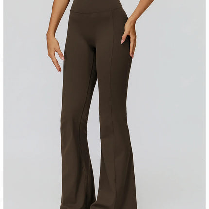Bell-bottoms Pantalones de yoga con corte de bota de talle alto para mujer Leggings acampanados para entrenamiento y ropa casual Ropa deportiva cómoda y elegante
