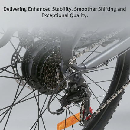 Bicicleta eléctrica con Motor de 400W, batería de litio extraíble de 48V y 15AH, bicicleta eléctrica todoterreno de montaña para adultos de 26 pulgadas y 21 velocidades