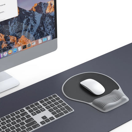 Alfombrilla ergonómica para ratón, soporte para muñeca, cómoda alfombrilla para ratón, alfombrilla para ratón de Gel para aliviar el dolor en la muñeca, ordenador portátil, oficina