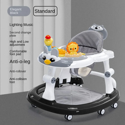 Andadores de bebé plegables LazyChild con rueda Universal, andador multifunción antideslizante y antideslizante, carrito de mano, andador de inicio de aprendizaje