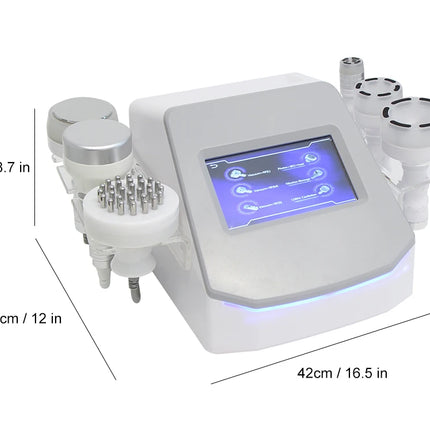 AOKO 120K vacío 5D cavitación ultrasónica quema grasa eliminación de celulitis cuerpo adelgazamiento forma masaje explosión máquina multifunción