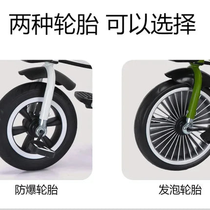 Nuevo Cochecito de bebé multifuncional 4 en 1 con cochecito de niño giratorio y reclinable de 1 a 6 años