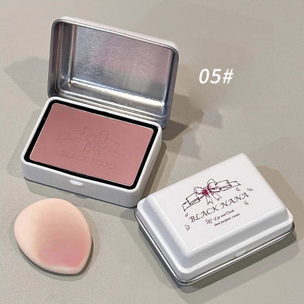 Rubor de niebla suave con forma de corazón francés, baja saturación, puro deseo, maquillaje coreano, maquillaje, rouge, maquillaje