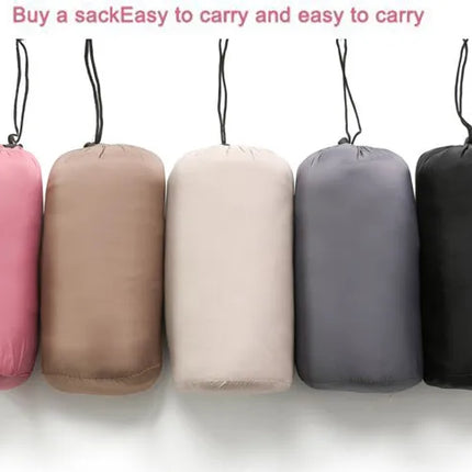 Haze Blue Chaqueta larga liviana para mujer, abrigo de manga larga con capucha, talla asiática M-7XL, Parkas disponibles en rojo, negro, azul y morado