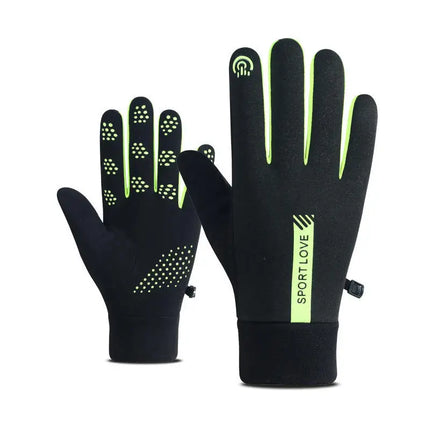 Guantes de invierno para mujer, ciclismo, bicicleta, forro polar térmico, resistencia al frío, viento, impermeable, cálidos, para correr al aire libre, esquiar