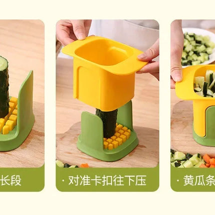 Vegetable Chopper Onion Dicing Artifact French Fries Slicer Kitchen Gadget Cucumber Potato Slicer Fruit Veggie Cutting Tool