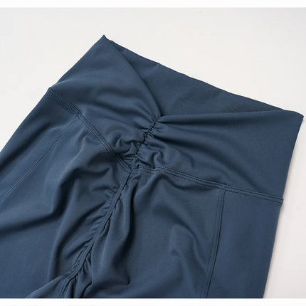 Bell-bottoms Pantalones de yoga con corte de bota de talle alto para mujer Leggings acampanados para entrenamiento y ropa casual Ropa deportiva cómoda y elegante