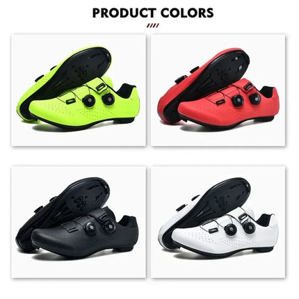 Zapatillas de ciclismo MTB para hombre, botas deportivas para bicicleta de carretera, zapatillas planas de velocidad de carreras, calzado para bicicleta de montaña, zapatos de ciclismo con Pedal Spd
