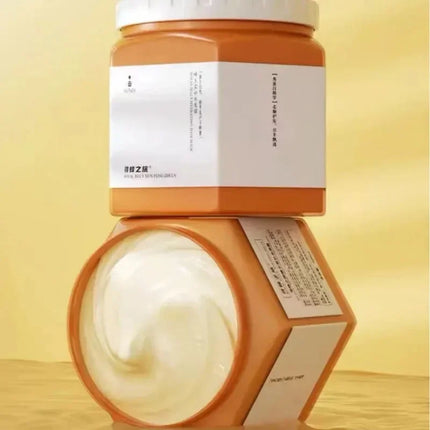 Mascarilla hidratante para el cabello Manuka Royal Jelly, tratamiento hidratante de acondicionamiento profundo de miel para el cuidado del tinte de frotar seco y dañado, 500ml