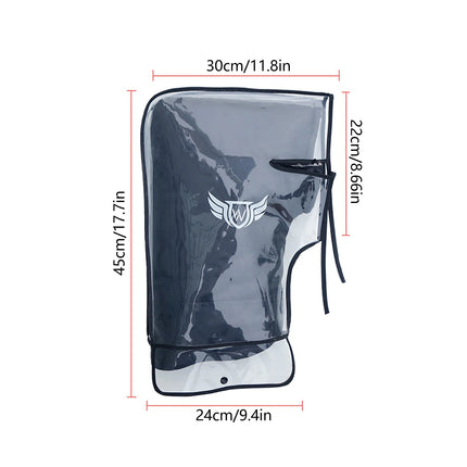 2026 Guantes Protectores de Manillar para Motocicleta, Scooter y Bicicleta – A Prueba de Viento y Lluvia, Mantiene Calientes en Invierno, Mango Grande y Protege las Manos